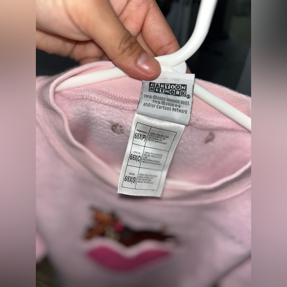 Girls Y2K Scooby Doo Warner Bros Studio Store Crew sweater - Picture 5 of 5